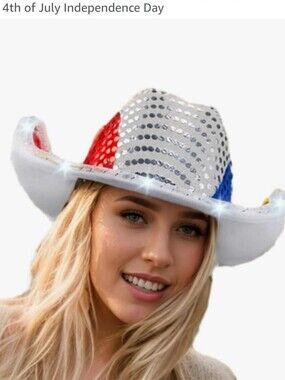 🆕 Patriotic Cowboy Hat